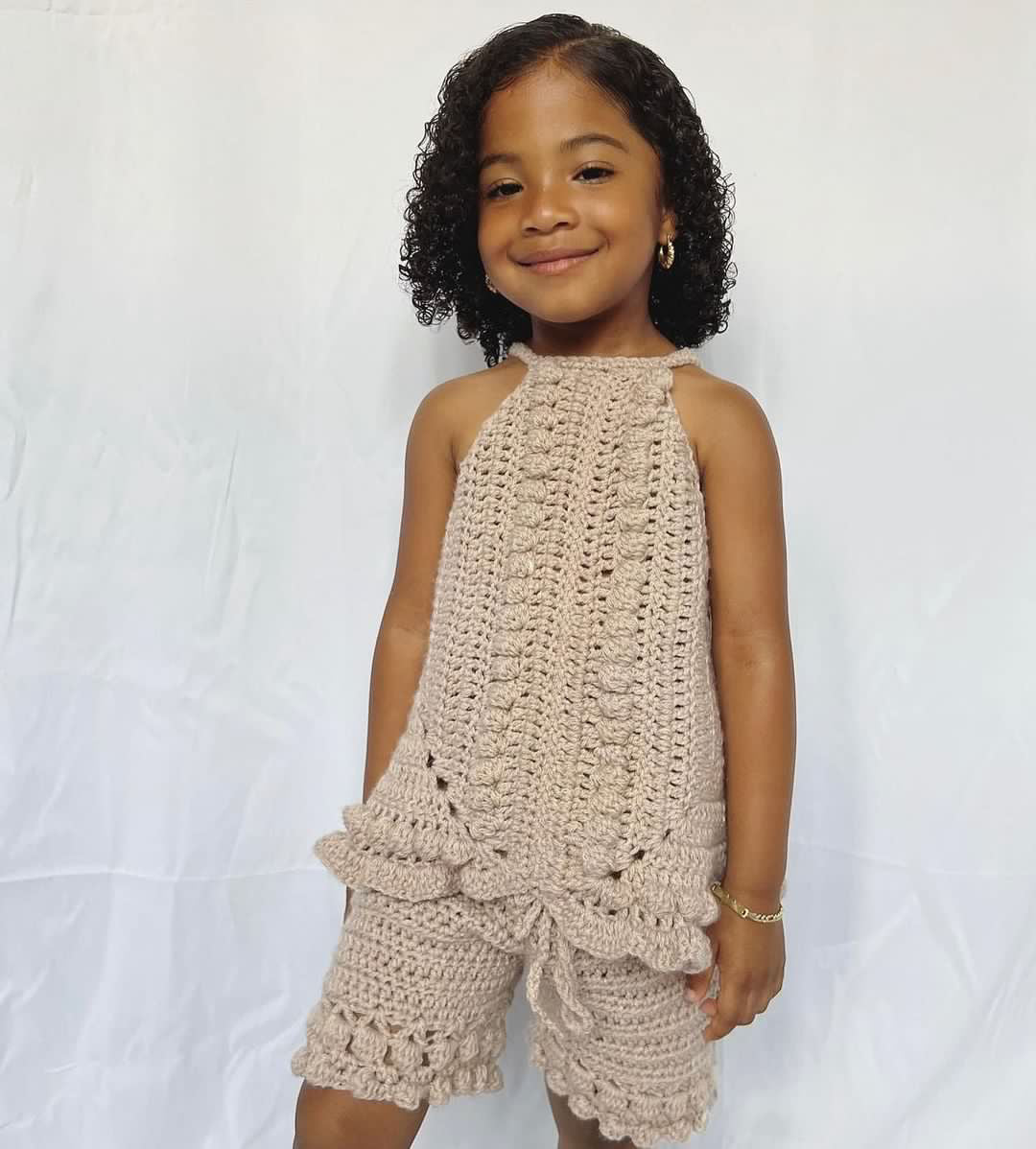 Crochet Ziah Bobble Shorts