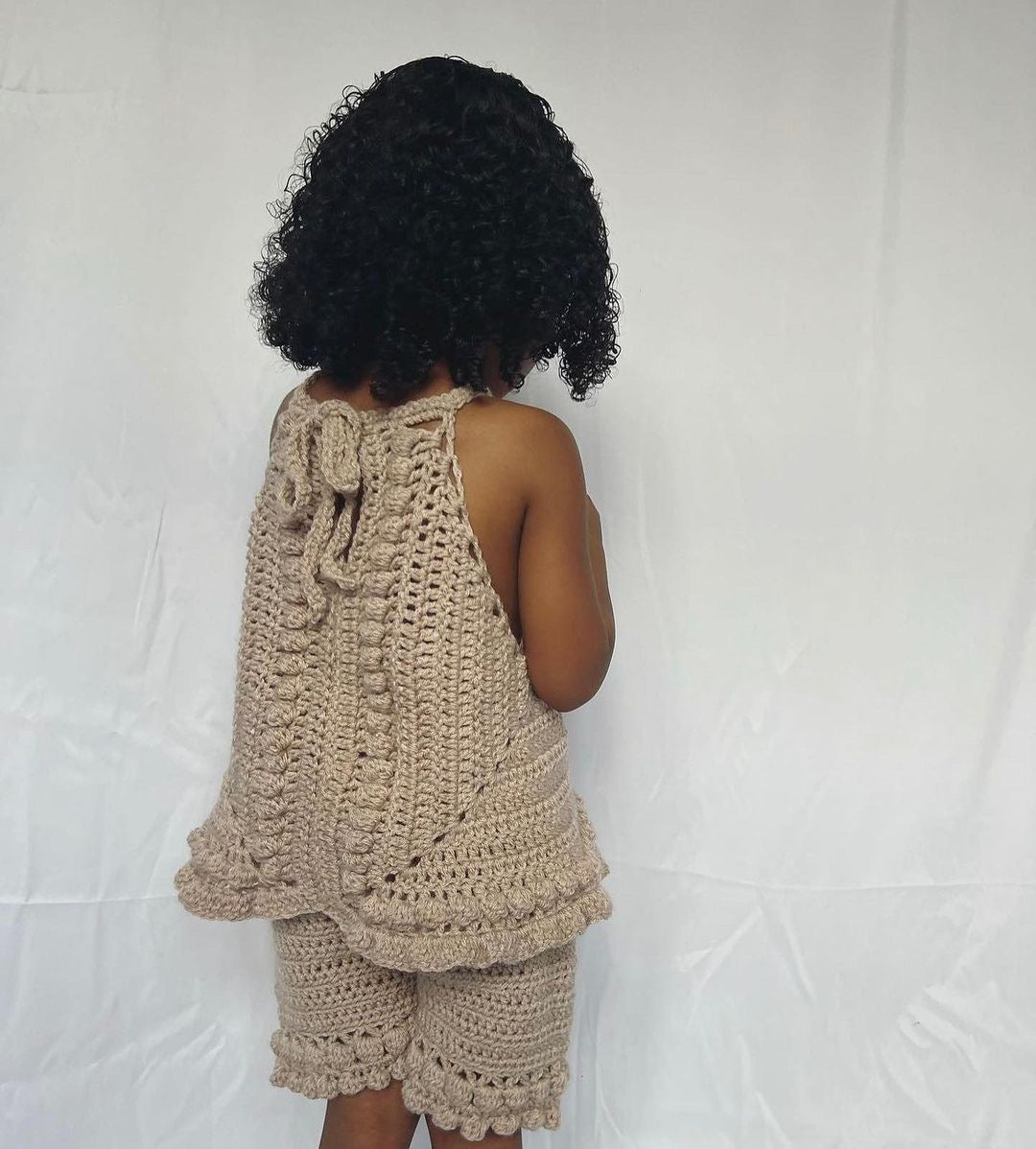 Crochet Ziah Bobble Shorts